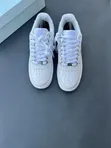 Viatu vya Nike Air Force 1 Nyeupe vya Ngozi kwa Wanaume - 2