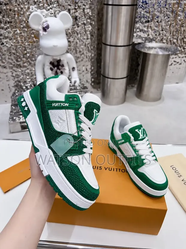 Louis Vuitton Sneakers za Ngozi Classic - Wanaume Ukubwa 40-45 - 1