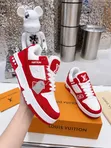 Louis Vuitton Sneakers za Ngozi Classic - Wanaume Ukubwa 40-45 - 4