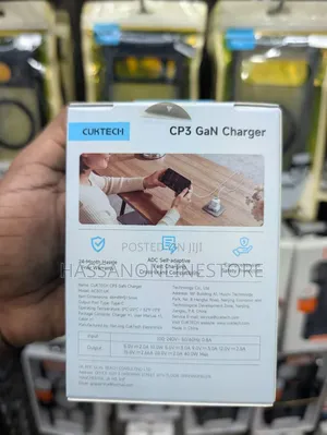 Cuktech CP3 GaN 40W Chaja ya Haraka