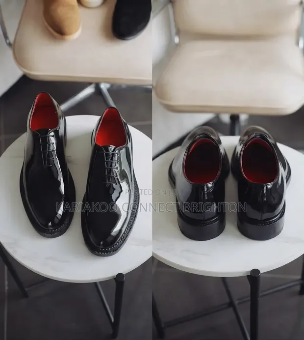 Vatu vya BOSS Nyeusi vya Patent Oxford - 1