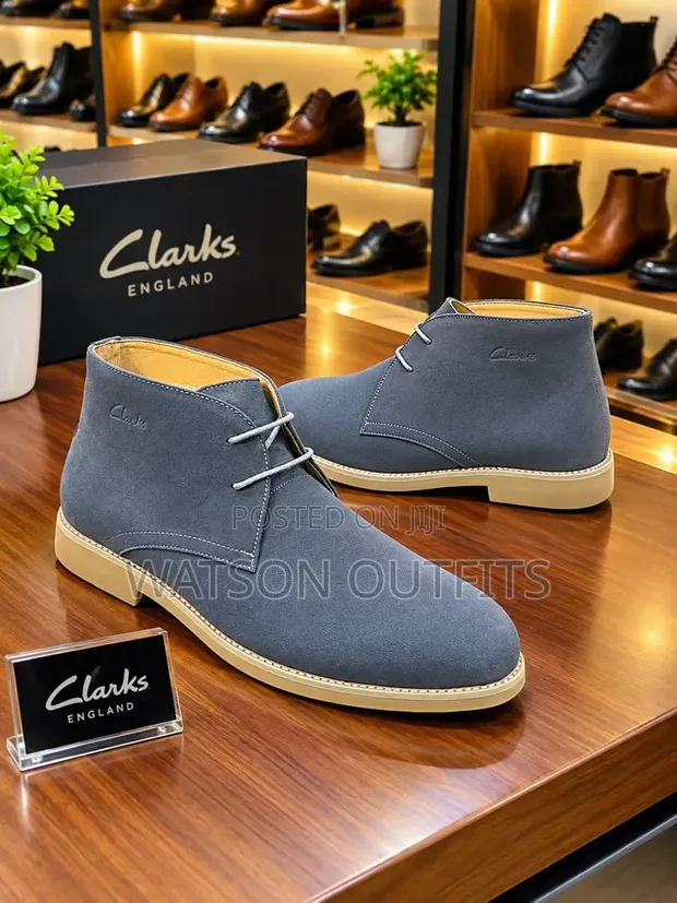 Viatu vya Ngozi vya wanaume vya Clarks - Vipya Kabisa - 1
