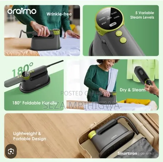 Oraimo Smart Iron Portable Steamer - 1