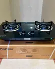Pinetech Gas Cooker with Tempered Glass (2 Burners) - 1