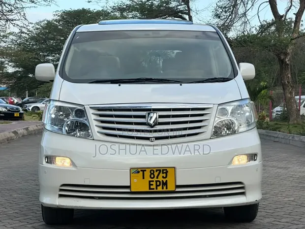 Toyota Alphard 2004 Nyeupe - 1