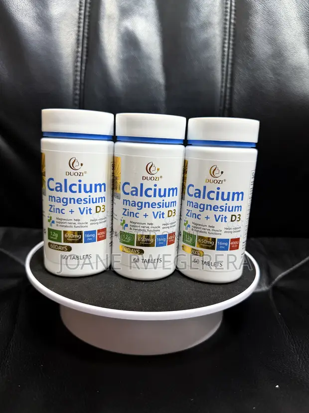Calcium, Magnesium, Zinc + Vitamin D3 Supplement - 1