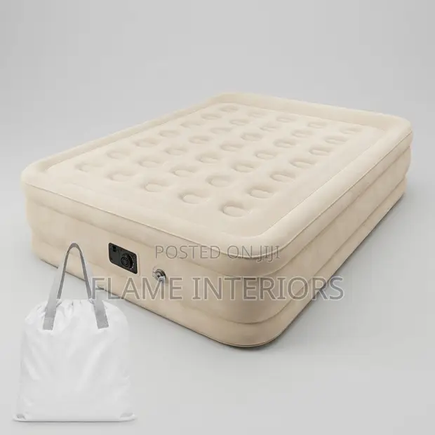 Queen Size Air Mattress with Built-in Pump - 1