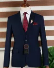Mario Casas Men's Blue Casual Suit - 2