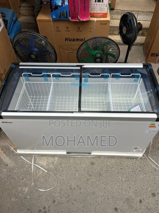 Huamei Showcase Freezer 390 Litres - 1