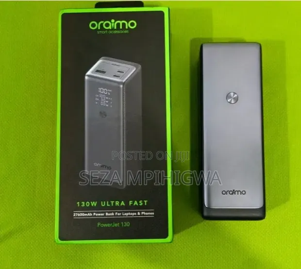 Oraimo Power Jet 130W Power Bank - Inachaji Laptops - 1
