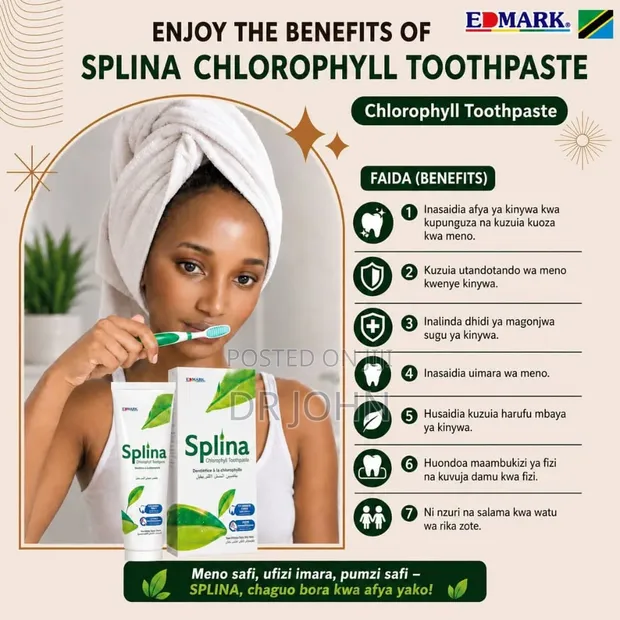 Splina Toothpaste - Natural Oral Care - 1