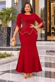 Mavazi ya Kifahari ya Senori Pamba Nzito - Size 46-54 - 3