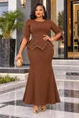 Mavazi ya Kifahari ya Senori Pamba Nzito - Size 46-54 - 5