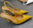 Viatu vya Zara vya Kike vya Miguu Mirefu Rangi ya Njano - Size 37-41.5 - 3