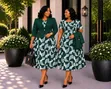 Women's Multicolor Dress XL-4XL - 1