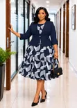Women's Multicolor Dress XL-4XL - 3