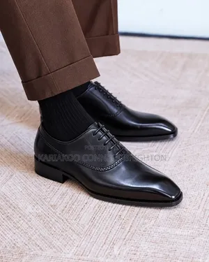 Louis Vuitton Classic Brown Leather Oxford Shoes