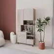 Key Bookcase - Modern Concrete-Look Finish - 5