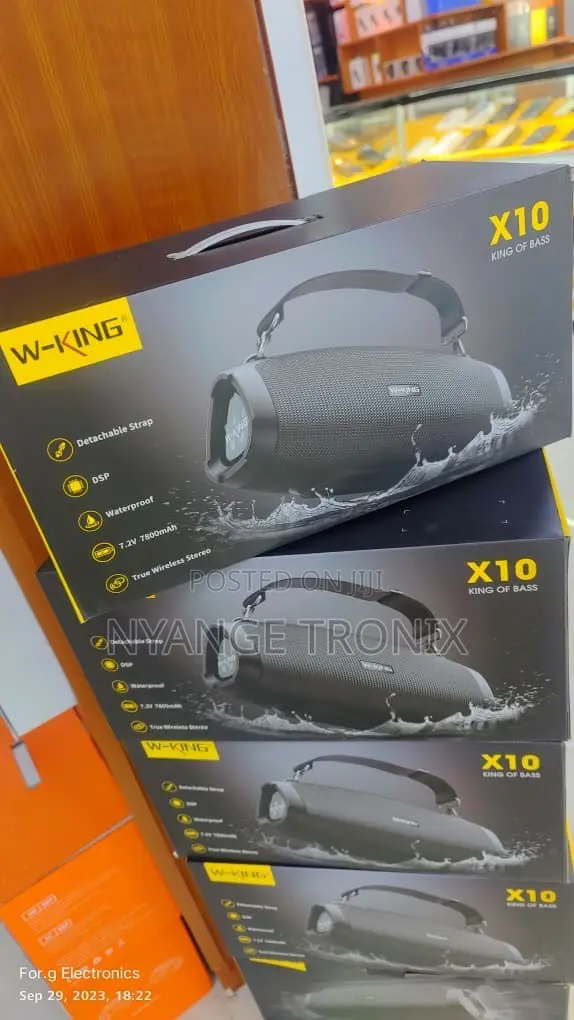 Spika ya Bluetooth W-King X10 - 1