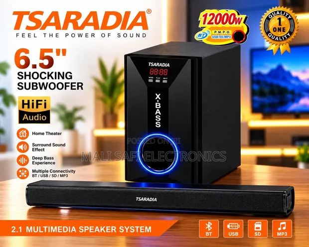 Tsaradia Sound Bar - Home Theater - 1