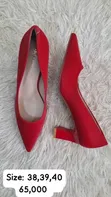 Viatu vya Wanawake vya Chunky High Heel - Rangi Nyingi - 3