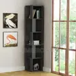 Modern Piano Bookcase - White - 1