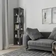 Modern Piano Bookcase - White - 2