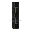 Modern Piano Bookcase - White - 3