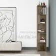 Modern Piano Bookcase - White - 5