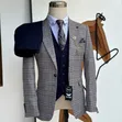 Ricardo Martinez Men's Dark Blue Suit - 2