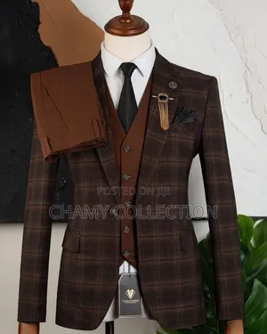 Men's Marco Lorenzo Casual Suit - Dark Brown