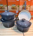 Set Mpya ya Sufuria 7 za Chuma cha Tusi - 1