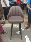 Bar Stool with Rolling and Armrest - 2