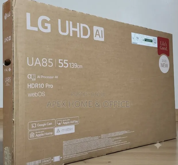 LG 55-Inch UHD AI UA85 Smart TV - 1