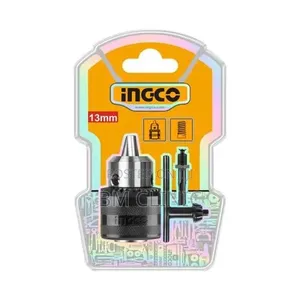 Ufunguo wa Chuck wa Kuchimba Ingco na Adapta (13mm)