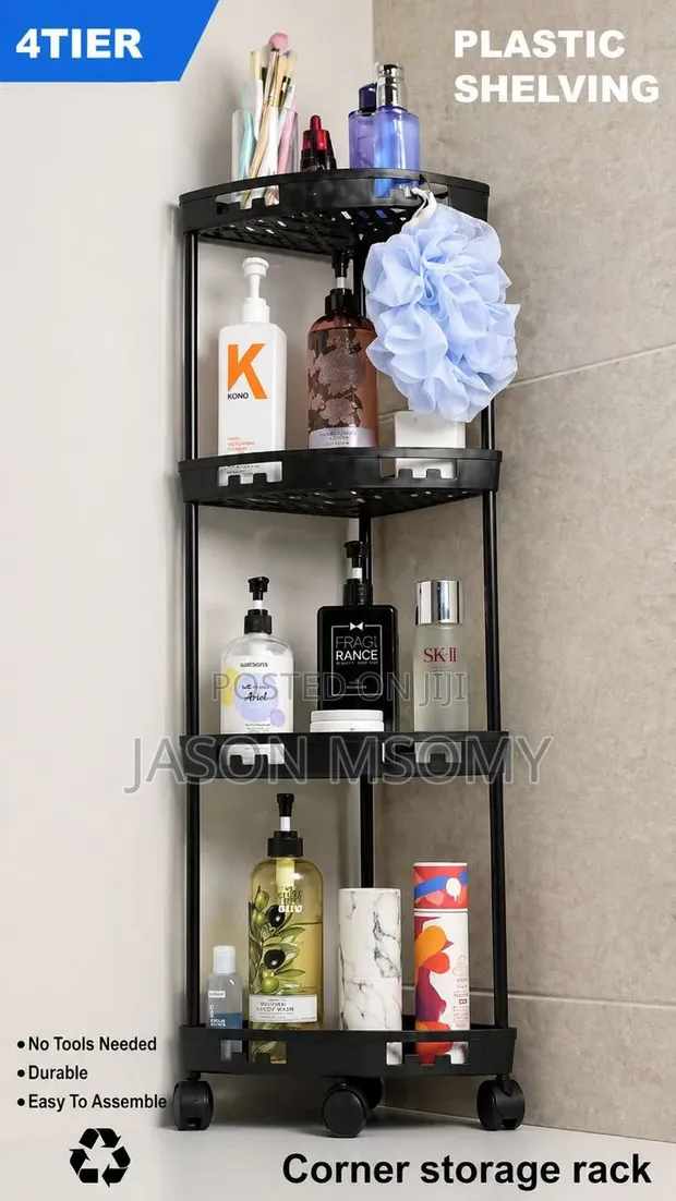 4-Tier Conner Trolley Rack Organizer - 1