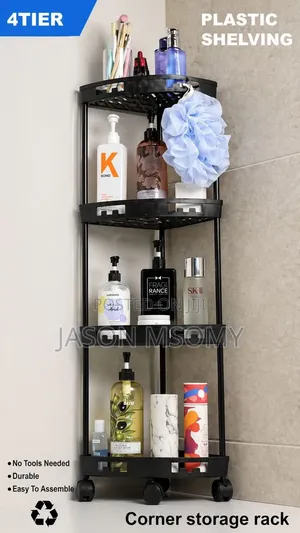 4-Tier Conner Trolley Rack Organizer