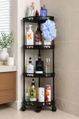 4-Tier Conner Trolley Rack Organizer - 2