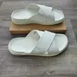 Ecco Cross Strap Slides - Nyeupe - 1