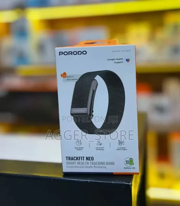 Porodo Trackfit Neo Kidhibiti Afya Smart Kisicho Na Skrini - 1