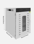 20-Tray Stainless Steel Food Dehydrator Machine - 1