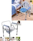 Kiti cha Choo cha Wazee Kinachokunjwa chenye Pedi / Kiti cha Commode - 2