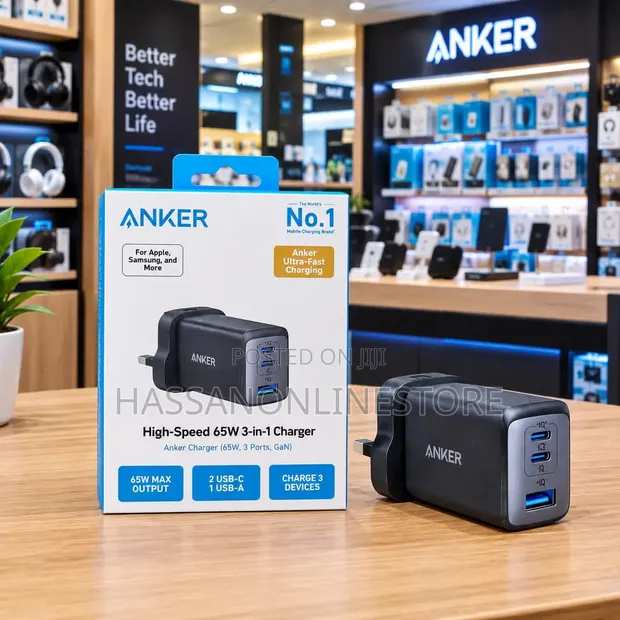 Chaja ya Anker 735 (Nano II 65W) Chaja ya Haraka ya Port 3 - 1