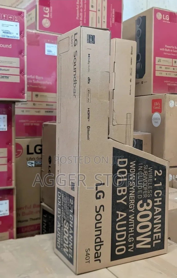 LG S40T 300W 2.1-Channel Soundbar System - 1