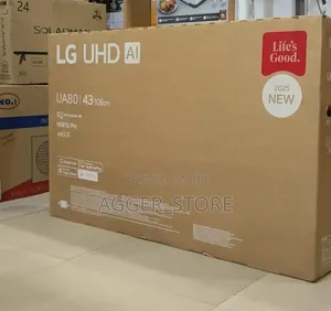 LG 43-Inch UA80 UHD AI Smart TV 2025