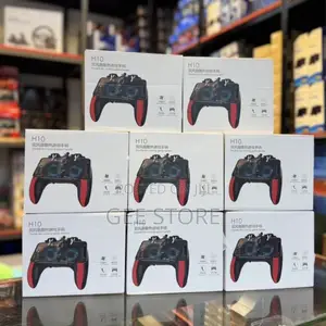H10 Kidhibiti cha Michezo ya Simu chenye Feni Mbili za Kupoza & Vitufe vya L1R1