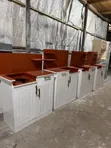 Kabati za Jikoni Wood-Mode Mpya - Nyeupe na Kahawia - 1