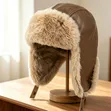 Original Cotton & Leather Trapper Hats - Brand New - 5