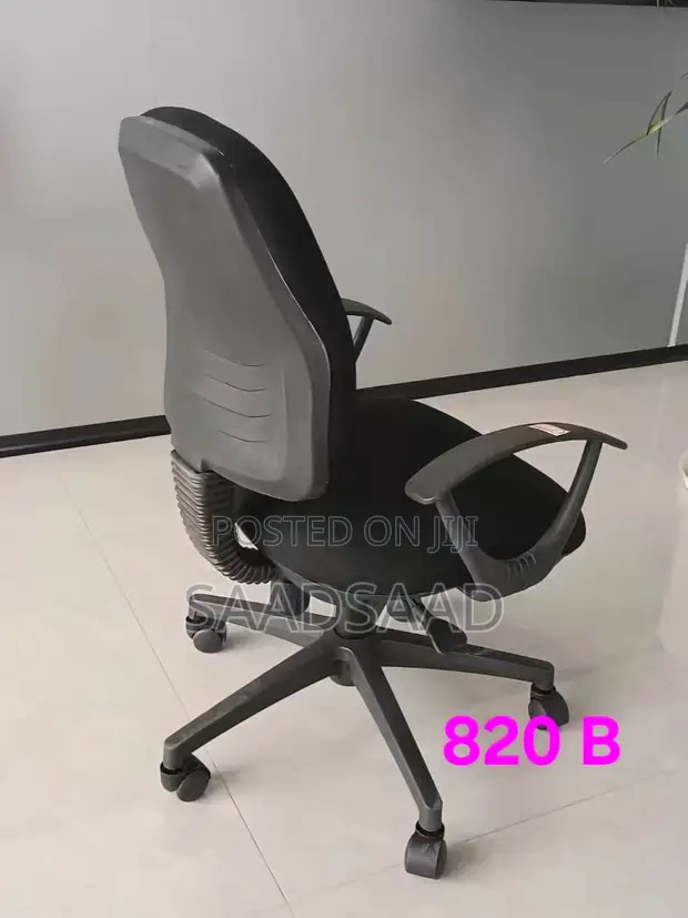 Secretary Office Chair - Black - 1