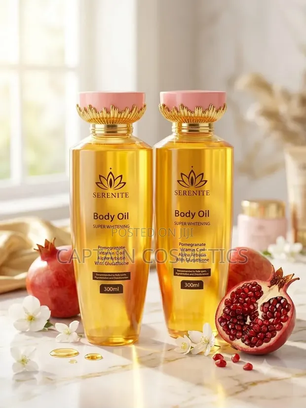Serenite Super Whitening Body Oil 300ml - Pomegranate - 1